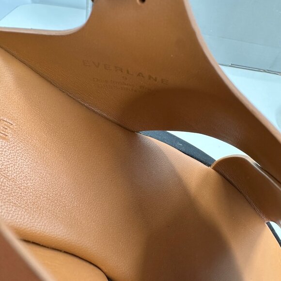 Everlane The City Crossover Sandals size 9 Desert Tan Leather Ankle Strap Buckle - Picture 10 of 10